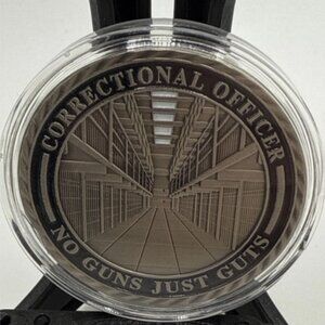 Correctional Officer Challenge Coin -Fine Line Between Chaos and Order